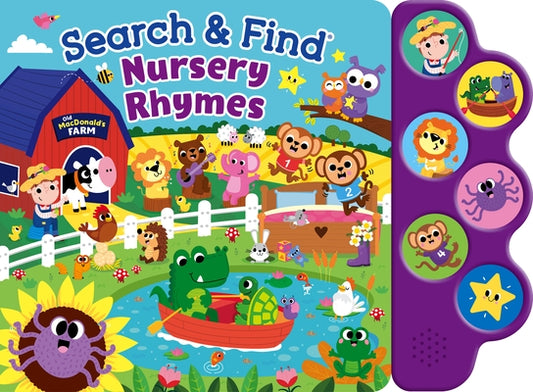 Search & Find Nursery Rhymes 6 Button Sound Book: 6 Button Sound Book [With Battery] by Kidsbooks