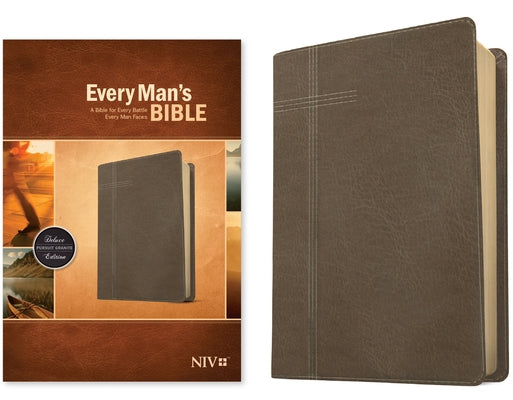 Every Man's Bible NIV (Leatherlike, Pursuit Granite) by Arterburn, Stephen