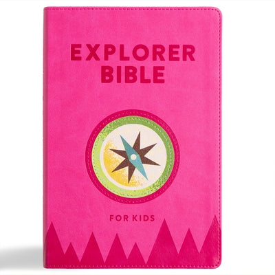 KJV Explorer Bible for Kids, Bubble Gum Leathertouch: Placing God's Word in the Middle of God's World by Holman Bible Publishers
