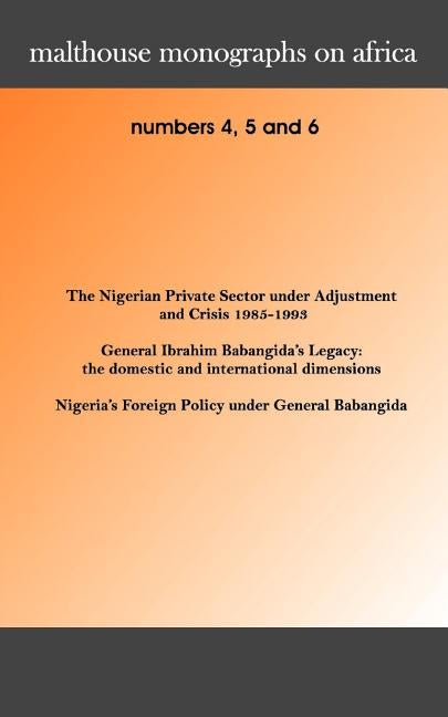Malthouse Monographs on Africa. 4-6 by Oluyemi-Kusa, Dayo