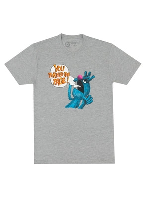 Sesame Street: The Monster at the End of This Book Unisex T-Shirt X-Large (Grey) by Out of Print