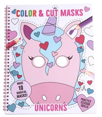 Color & Cut Masks: Unicorns: (Origami for Kids, Art Books for Kids 4 - 8, Boys and Girls Coloring, Creativity and Fine Motor Skills) by Insight Kids
