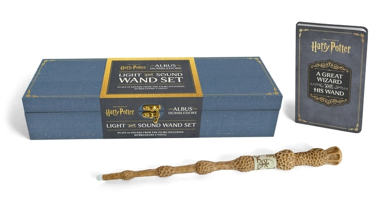 Harry Potter: Albus Dumbledore Light and Sound Wand Set: Plays 12 Sounds from the Films Including Dumbledore's Voice! by Lemke, Donald