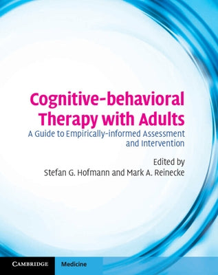 Cognitive-behavioral Therapy with Adults by Hofmann, Stefan