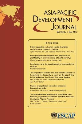 Asia-Pacific Development Journal, Vol. 23, No.1, June 2016 by United Nations Publications