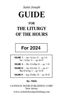 Liturgy of the Hours Guide 2024 Large Type by Catholic Book Publishing Corp