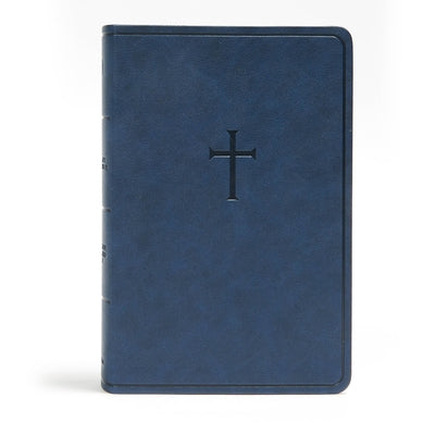 CSB Everyday Study Bible, Navy Cross Leathertouch by Csb Bibles by Holman