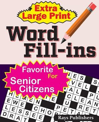 Extra Large Print WORD FILL-ins by Jaja Media