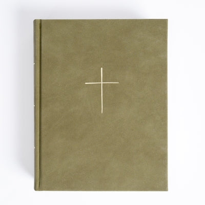 CSB Illustrator's Notetaking Bible, Large Print Edition, Sage Suedesoft Leathertouch Over Board by Csb Bibles by Holman