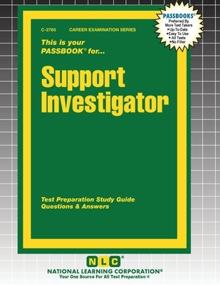 Support Investigator by Passbooks