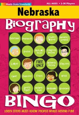 Nebraska Biography Bingo by Gallopade International