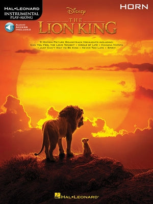 The Lion King for Horn: Instrumental Play-Along by Hal Leonard Corp