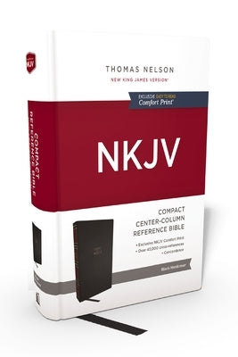 Nkjv, Compact Center-Column Reference Bible, Hardcover, Red Letter, Comfort Print by 