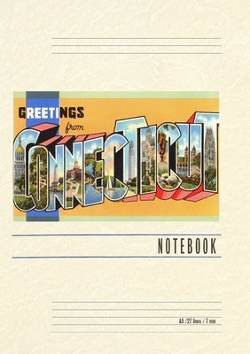 Vintage Lined Notebook Greetings from Connecticut by Found Image Press