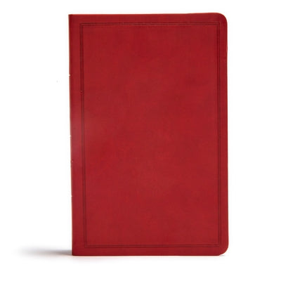 CSB Deluxe Gift Bible, Burgundy Leathertouch by Csb Bibles by Holman