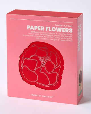 Paper Flower Making Craft - DIY Adult Craft Kit by Something, Journey Of