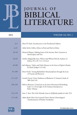 Journal of Biblical Literature 142.1 (2023) by Hylen, Susan E.