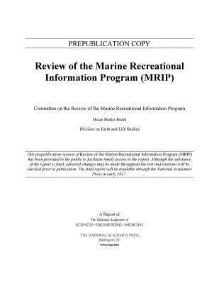 Review of the Marine Recreational Information Program by National Academies of Sciences Engineeri