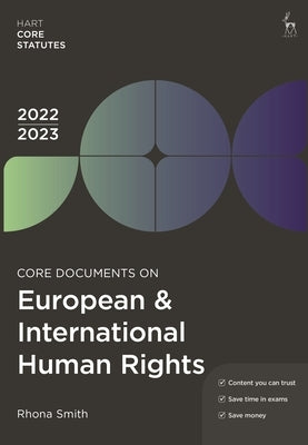 Core Documents on European & International Human Rights 2022-23 by Smith, Rhona