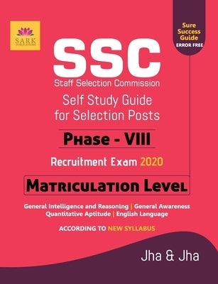Ssc Matriculation Level Phase VIII Guide 2020 by Jha and Jha
