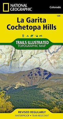 La Garita, Cochetopa Hills Map by National Geographic Maps