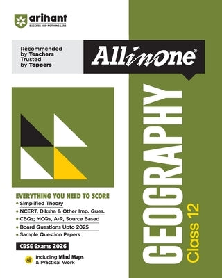 AIO CBSE Geography 12th by Sharma, Shruti