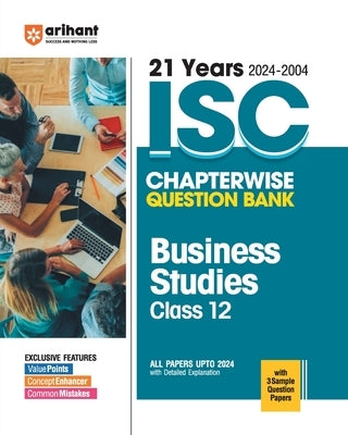 ISC Chapterwise Business Studies 12th by Agiwal, Apeksha