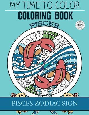 Pisces Zodiac Sign - Adult Coloring Book by Douglas, Jeff