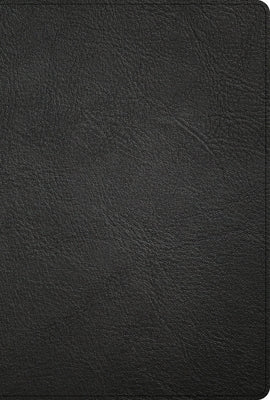 KJV Large Print Thinline Bible, Black Genuine Leather, Indexed by Holman Bible Publishers