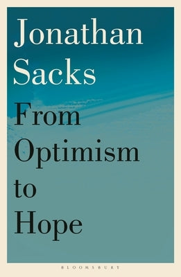 From Optimism to Hope by Sacks, Jonathan