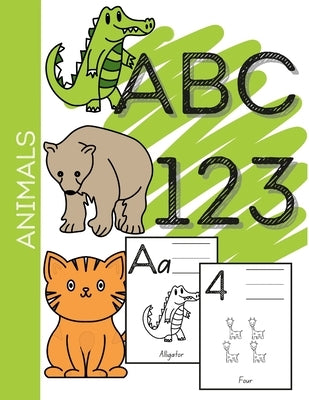Animal ABC-123 Learning Coloring Book by LLC, Owm