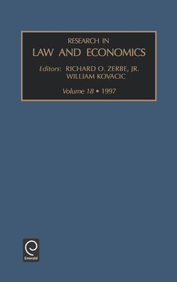 Research in Law and Economics by Zerbe, Richard O.