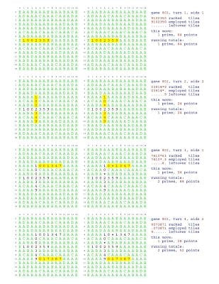 Prime Scrabble Examples 801-850 by Gurtowski, Francis