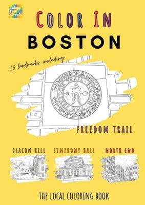 Boston Coloring Book by Colour Your Streets