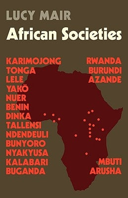 African Societies by Mair, Lucy