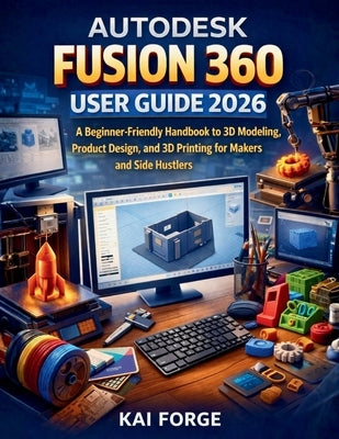 Autodesk Fusion 360 User Guide 2026: A Beginner-Friendly Handbook to 3D Modeling, Product Design, and 3D Printing for Makers and Side Hustlers by Forge, Kai