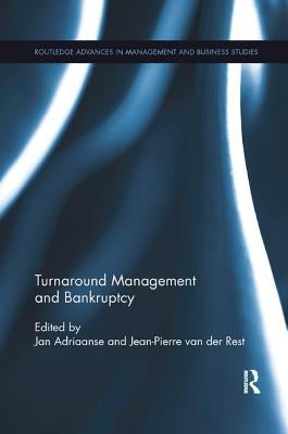 Turnaround Management and Bankruptcy by Adriaanse, Jan