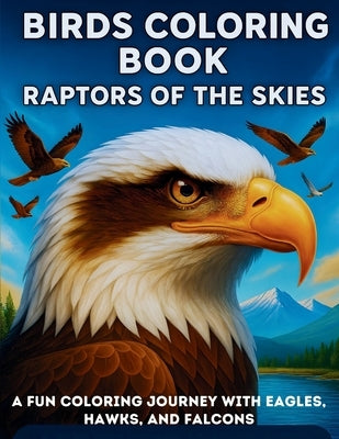 Birds Coloring Book: Raptors of the Skies: A Fun Coloring Journey with Eagles, Hawks, and Falcons by World, Coloring Page