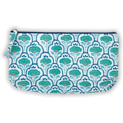 Petal and Vine Handmade Embroidered Pouch by Galison Publishing