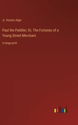 Paul the Peddler; Or, The Fortunes of a Young Street Merchant: in large print by Alger, Horatio, Jr.