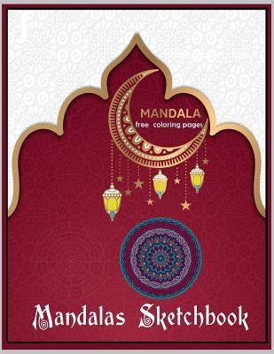 Mandalas Sketchbook free coloring page: Drawing and Coloring Mandalas book / Activity book / Sketchbook / Polar graph paper /Meditation / Relaxation / by Packer, Nina