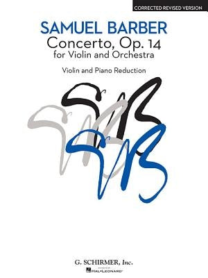 Concerto - Corrected Revised Version: Violin and Piano Reduction by Barber, Samuel