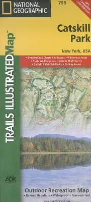 Catskill Park Map by National Geographic Maps