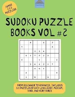 Sudoku Puzzle Books Vol #2: Sudoku Books, Sudoku Easy, Sudoku Hard by Puzzle Pyramid