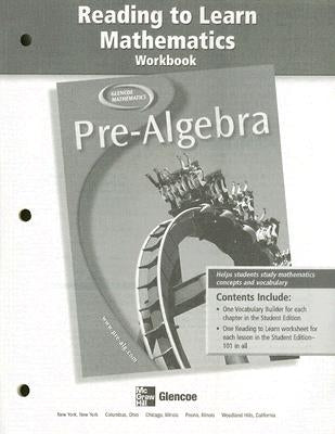 Pre-Algebra Reading to Learn Mathematics Workbook by McGraw Hill