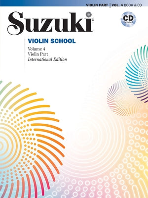 Suzuki Violin School, Volume 4: Violin Part, Book & CD by Suzuki, Shinichi