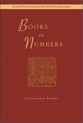 Books in Numbers: Conference Papers by Idema, Wilt