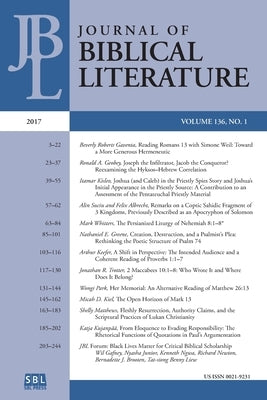 Journal of Biblical Literature 136.1 (2017) by Reinhartz, Adele