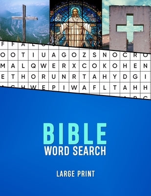 Bible Word Search Large Print: A Christian wordsearch for seniors with Dementia and Alzhiemers Christianity word finder puzzle book for the elderly M by Studio, Dementia Activity