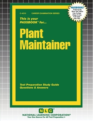 Plant Maintainer by Passbooks
